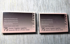 New Mary Kay Beauty Blotters Oil-Absorbing Tissues 2 Pks 75 Discontinued