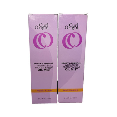 Curl Origin Honey and Hibiscus Oil Mist Bundle of 2