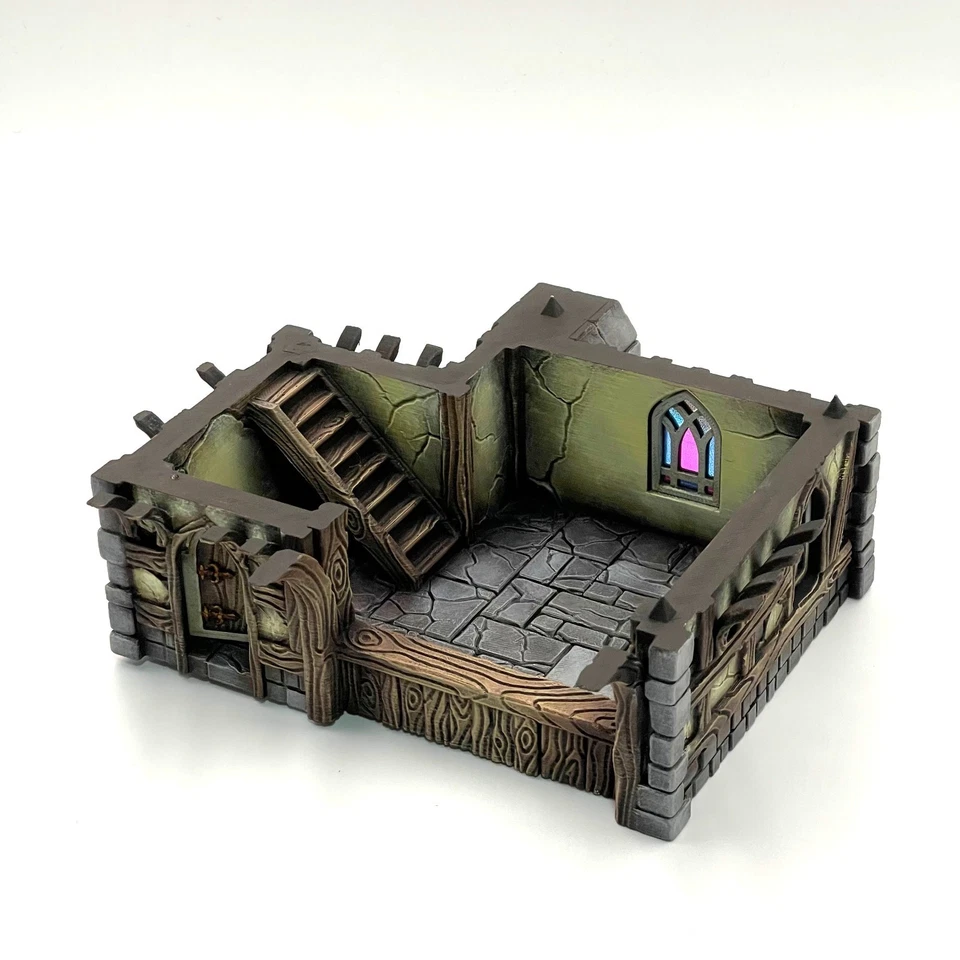 Fantasy Merchant House Scale Model 28mm Town of Misty Hollow DND RPG Multi-Part - Image 2 of 4