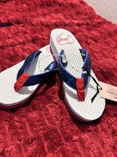 NWT Juicy Couture Americana Sandals LA California Summer Size Small 5-6 9 Inches