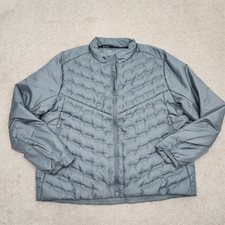 Nike Men XL Therma-FIT ADV Aeroloft Repel Down Running Jacket Gray