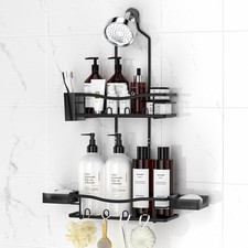 Shower Caddy Hanging Rustproof Shower Caddy Anti-Swing Shower Organizer Over