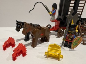 Lego 6056 Dragon Wagon, Castle / Dragon Knights 1993, Complete With Instructions