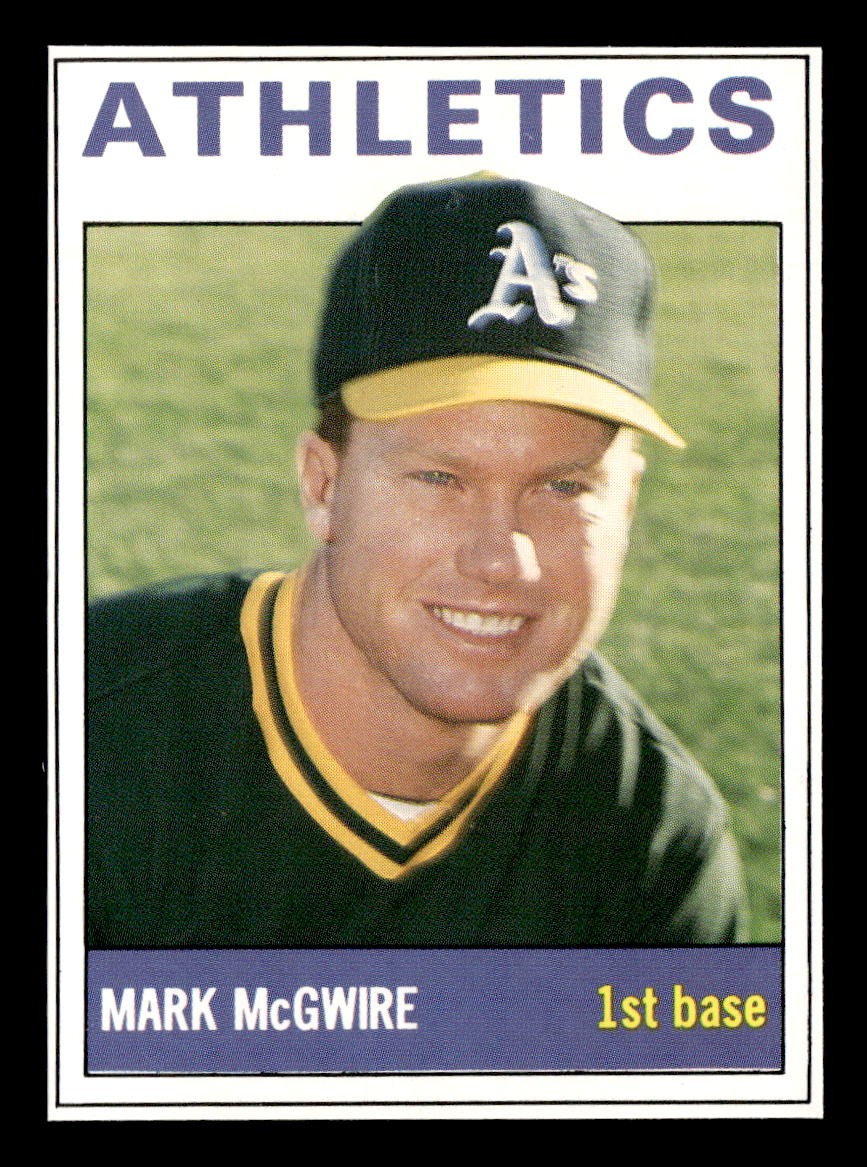 1989 SCD Baseball Card Price Guide Monthly #1 Mark McGwire A001