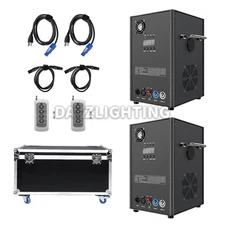 PAIDUN 2PCS 850W Cold Spark Machine Stage Sparkler Effect Wedding DJ Flight Case
