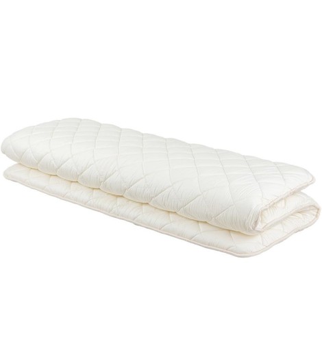 Japanese Futon Mattress, Foldable,Portable Floor Lounger Bed Queen Roll Up White