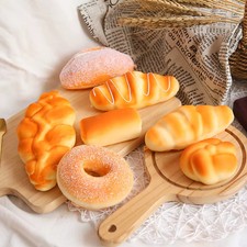 Squishy Food Creative Simulation Bread Toast Donuts Slow Rising Squeeze Stress R