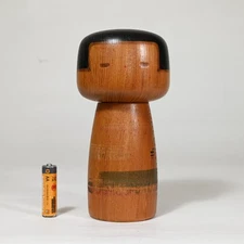 Master SANPEI YAMANAKA Kokeshi, Signed, 1980s Japan - 7.2" 0.9 lb