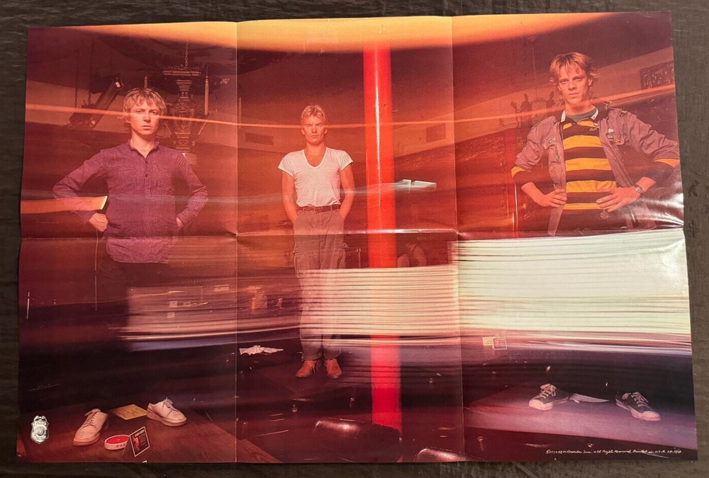 The Police  Original 1979 RARE  27x18 Poster