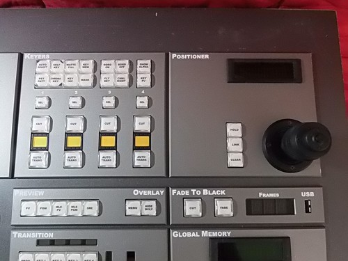 Ross Vision V1P-001 QMD Vision Control Panel HD Production Video Switcher Mixer - Picture 4 of 17