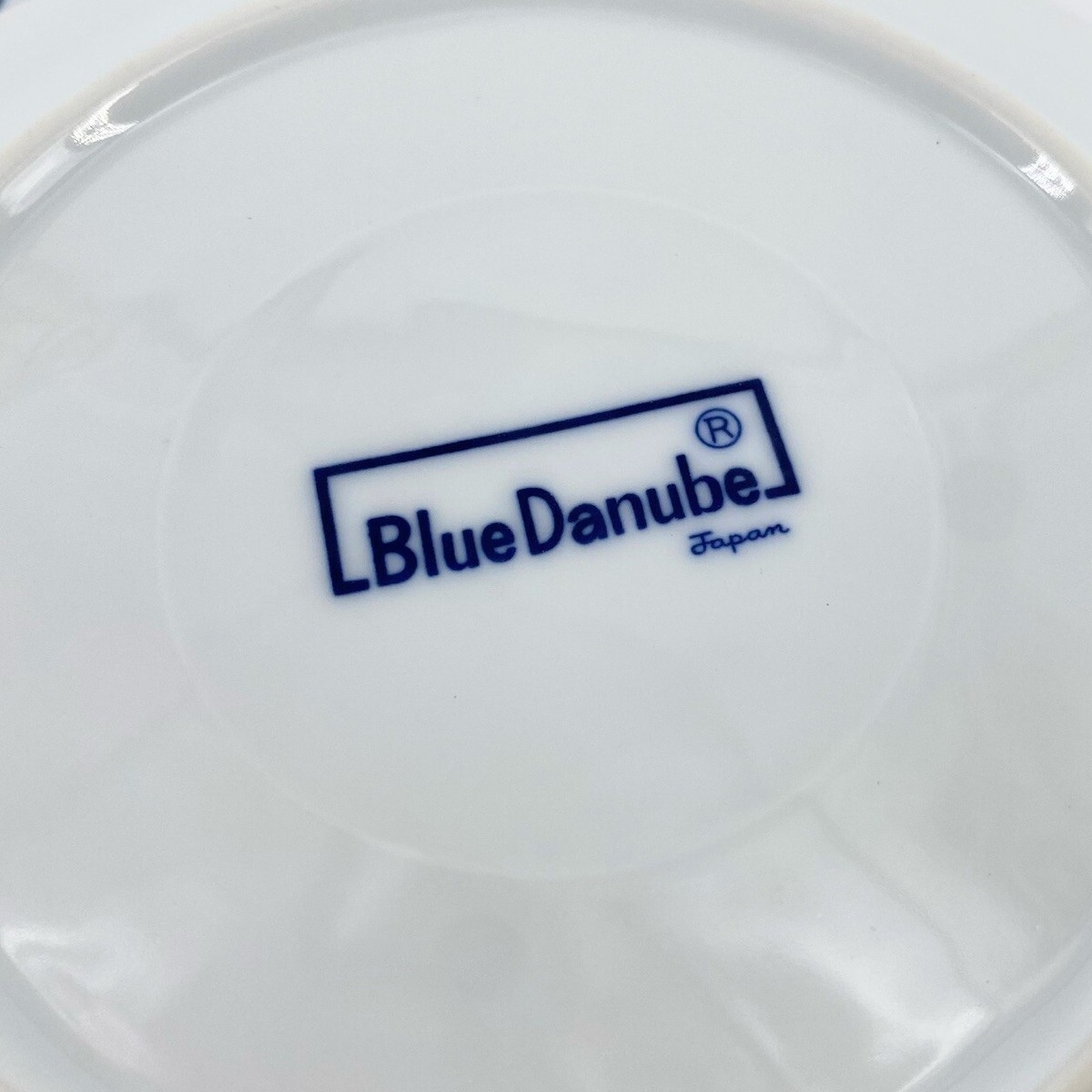 4 Vtg Blue Danube Japan 6 3/4” Bread Dessert Plate Porcelain