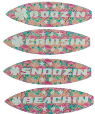 Cruise Ship Magnets Flamingos Door Decorations (4 in set) Cruisin' & Snoozin' K