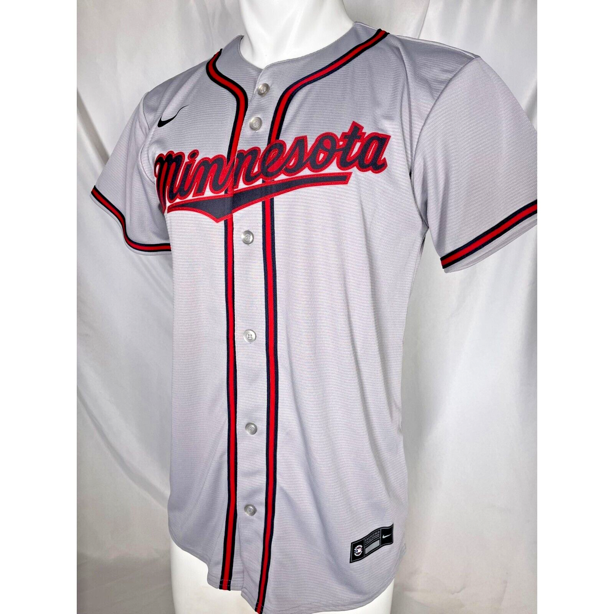 Minnesota Twins MLB NIKE Gray Away Jersey Youth XL 18-20 NWT | eBay