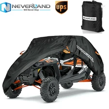 Utility Vehicle Cover Waterproof Protector For Can-Am Honda Kawasaki Polaris Yam