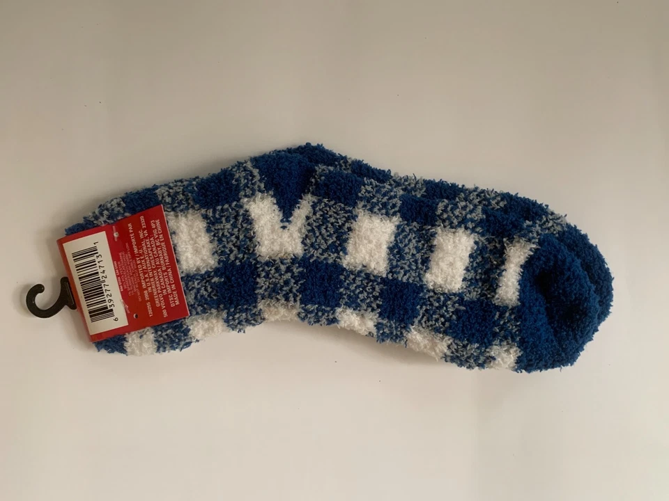 Snugadoo Adulto Azul, Blanco y Gris Cómodo Mujer Calcetines Foto 2 de 2