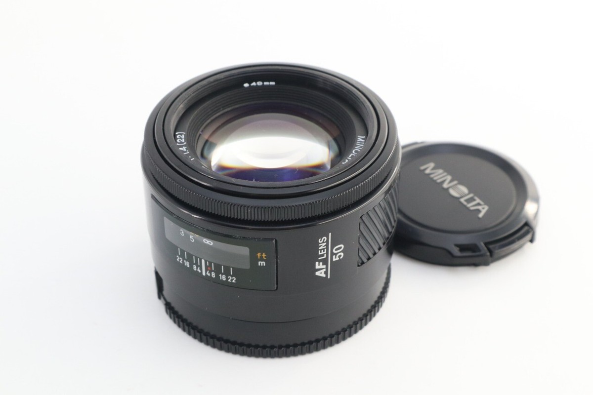 MINOLTA AF 50mm F/1.4 22 Standard Lens from Japan (f03474