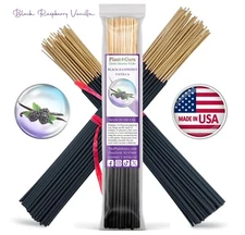 BLACK RASPBERRY VANILLA Incense Sticks 11" Bulk Pack Wholesale Hand Dipped Lot