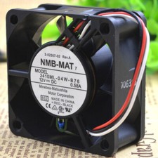 NMB 2410ML-04W-B76 12V 0.58A 6025 6cm Chassis Industrial Cooling Fan