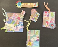  2694 13 PCS EASTER EPHEMERA TAGS EMBELLISHMENTS JUNK JOURNAL SCRAPBOOK -Tonya