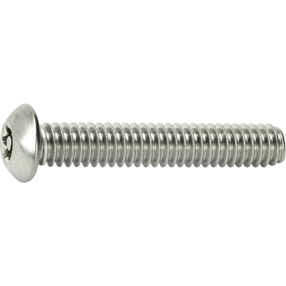 5/16-18 x 1" Torx Security Machine Screws Button Head Stainless Steel Qty 100 - Image 3 of 4