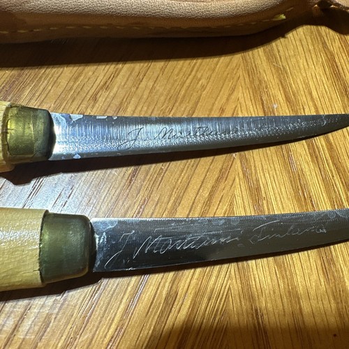 2 Vintage Rapala J Marttiini Fish Filet Knife 4” Blade Finland Martini - Picture 2 of 6