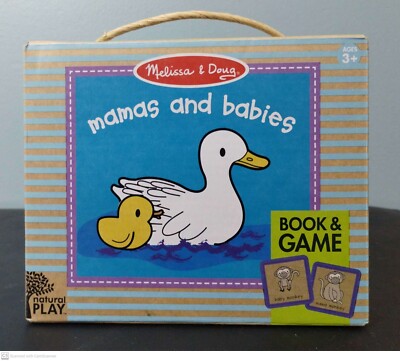 Melissa and Doug Natural Play Book & Game - Mamas & Babies #31247 - New Sealed