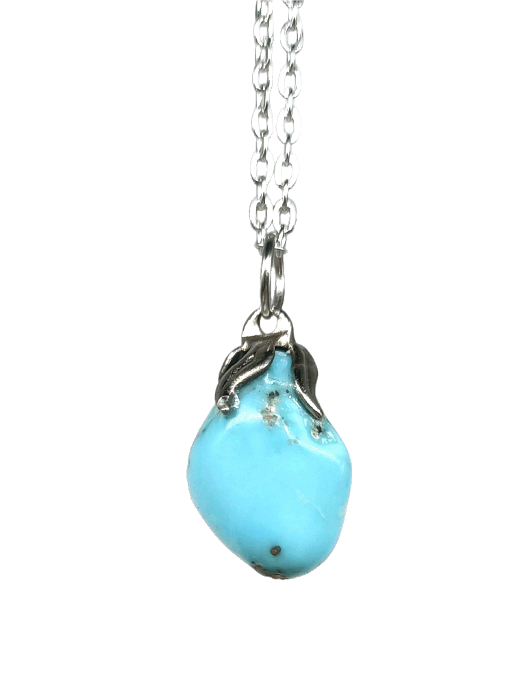 Collana con ciondolo sole turchese in argento sterling per donna
