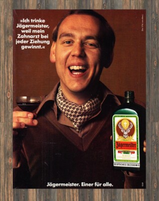 Jägermeister #1716 - Reklame Werbeanzeige Original-Werbung 1979