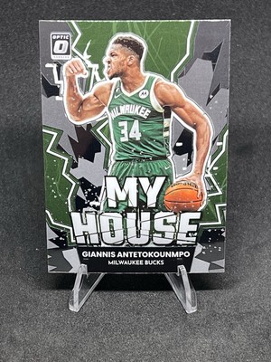 Giannis Antetokounmpo 2022-23 Donruss Optic #6 Bucks My House FREE SHIPPING