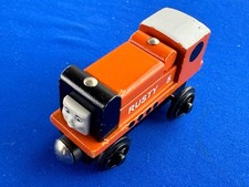 RUSTY1996 WHITE ROOF Thomas Wooden Trains No-Name-on-Bottom