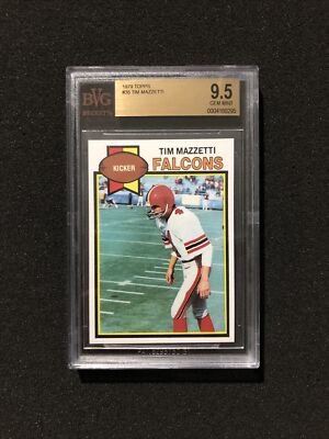 1979 Topps Football TIM MAZZETTI #36 BVG/BGS GRADED 9.5 - 💎 GEM MINT 💎 ...
