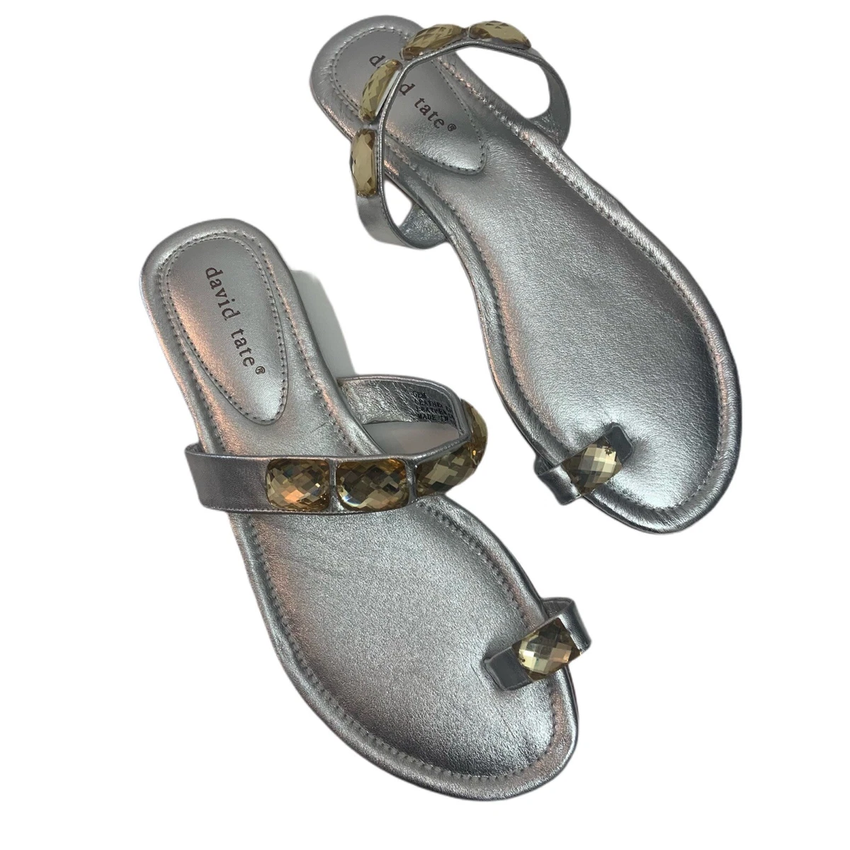 Flat gold sandals for deals wedding