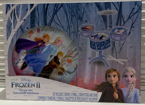 Disney Frozen II Schlagzeug Geschenkset Ensemble Elsa & Anna Kinder Musikinstrument NEU - Bild 1 von 9