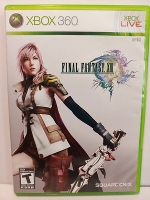 Xbox 360 - Final Fantasy XIII & XIII-2 Game Set w/ Manuals - USED, CIB,