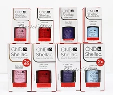 NEW Large Big Bottle CND Shellac Gel Polish Color Base Top 0.50 oz - Pick color