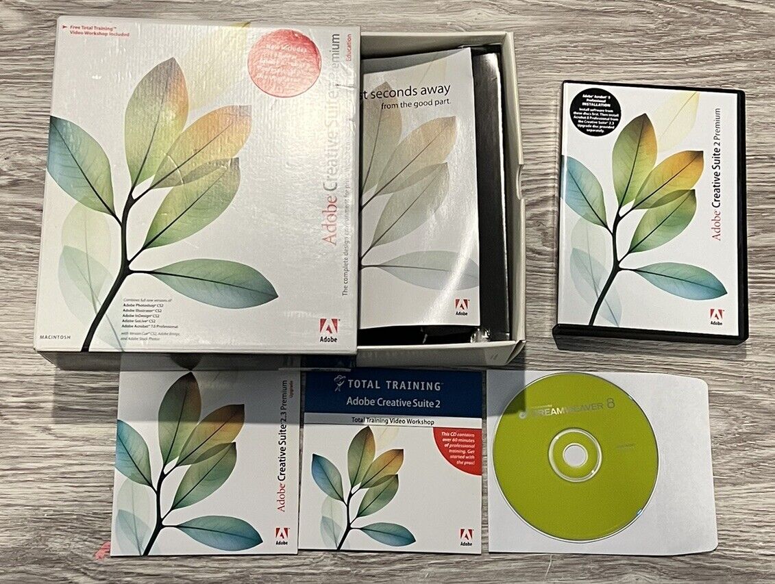 Adobe Creative Suite 2 Premium CS2 MAC版 シリアルキー付⑥ Adobe Creative Suite 2 Premium CS2 MAC版 シリアルキー付⑥