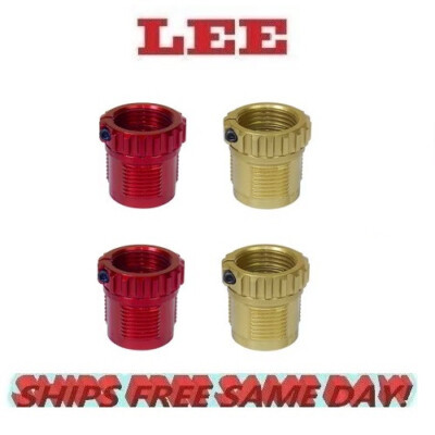 Lee Precision 4-pack of Spline Drive Breech Lock Bushings Red and Gold  90095