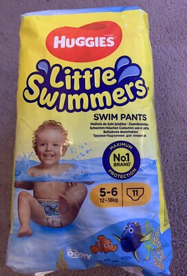 Huggies kleine Schwimmer Finding Dory 5-6 12-18kg x 11 Hose