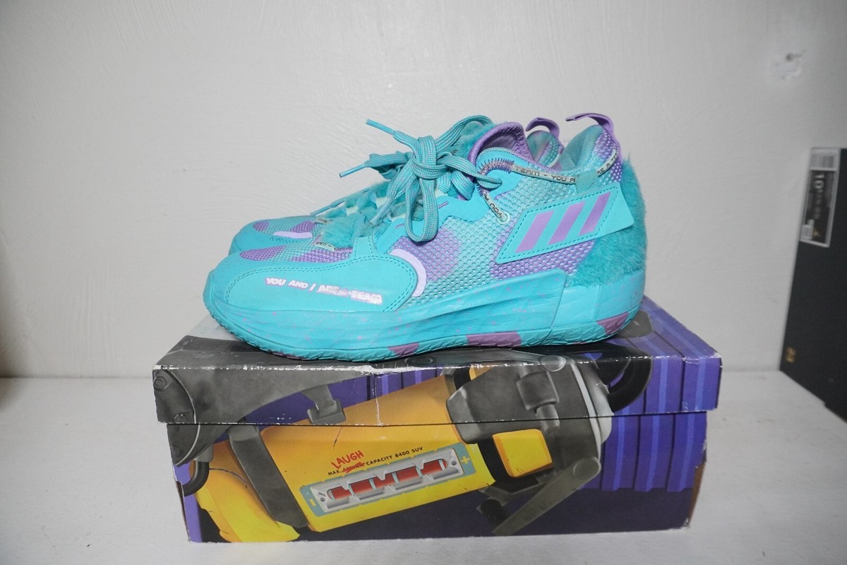 こ*べ様 Monsters Inc × adidas Dame 7 EXTPLY adidas Monsters Inc. x Dame 7 EXTPLY Big Kid Sulley S42807