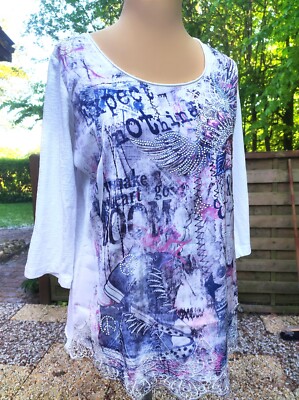 bluse damen langarm 38 bunt