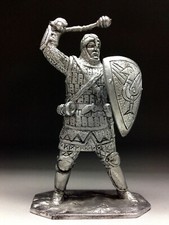 Tin Toy soldiers Russian combatant 13-14 centuries 54mm 1/32 metal