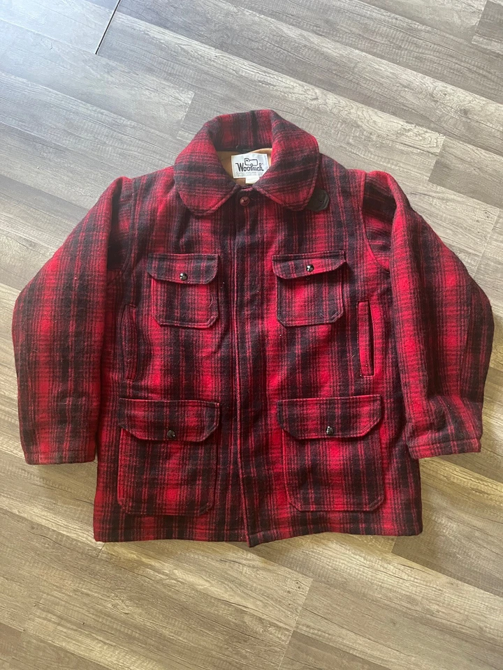 Vintage 1960s WOOLRICH HUNTING OUTFIT Size 42 (mens Large) Pants Are A 40 - Image 2 of 4