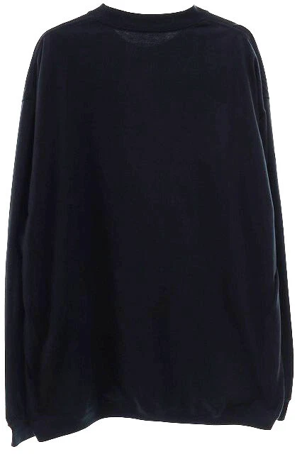 ennoy Long sleeve hem rib tee (NAVY) XL-