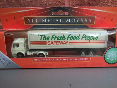 Volvo Artic with Trailer Safeway - Track Stars All Metal Movers Maßstab 1:94 OVP