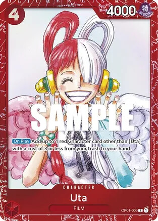 PSA 10 Uta OP09-002 Official Event Top Prize - ONE PIECE Card Game