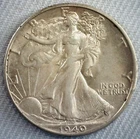 1940 Walking Liberty Silver Half Dollar Coin 50c US Philadelphia Uncirculated
