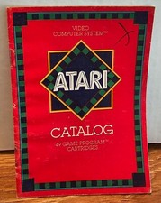 Atari 1982 Game Cartridges Catalog