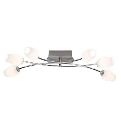 Brilliant Casale Deckenleuchte, LED G90023/77,Glasschirme - 6 flammig