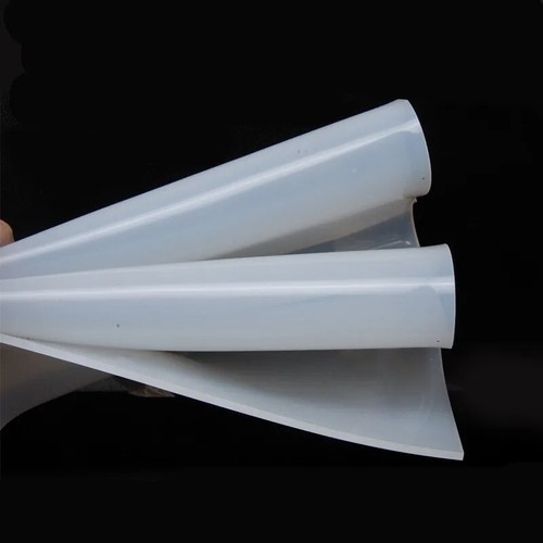 Foglio Gomma Siliconica Trasparente `1-2pz Flessibile Termoresistente Non Tossico per Guarnizione