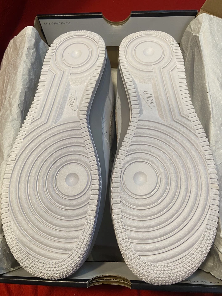 New Mens Size 10.5 Nike Air Force 1 Low Premium CMFT QS “Brazil” 635272-100 RARE — 第 4/4 张图片